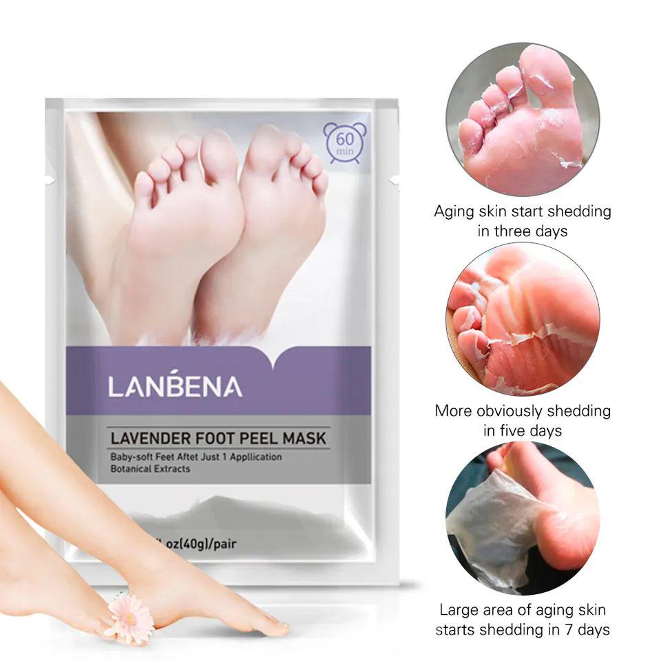 Маска-пілінг для ніг Lanbena Foot Peel Mask Lavender 40 г - фото 2