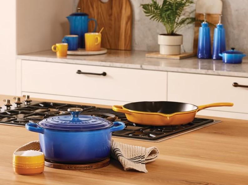 Сковорідка Le Creuset Signature 23 см жовта (20182236720422) - фото 5