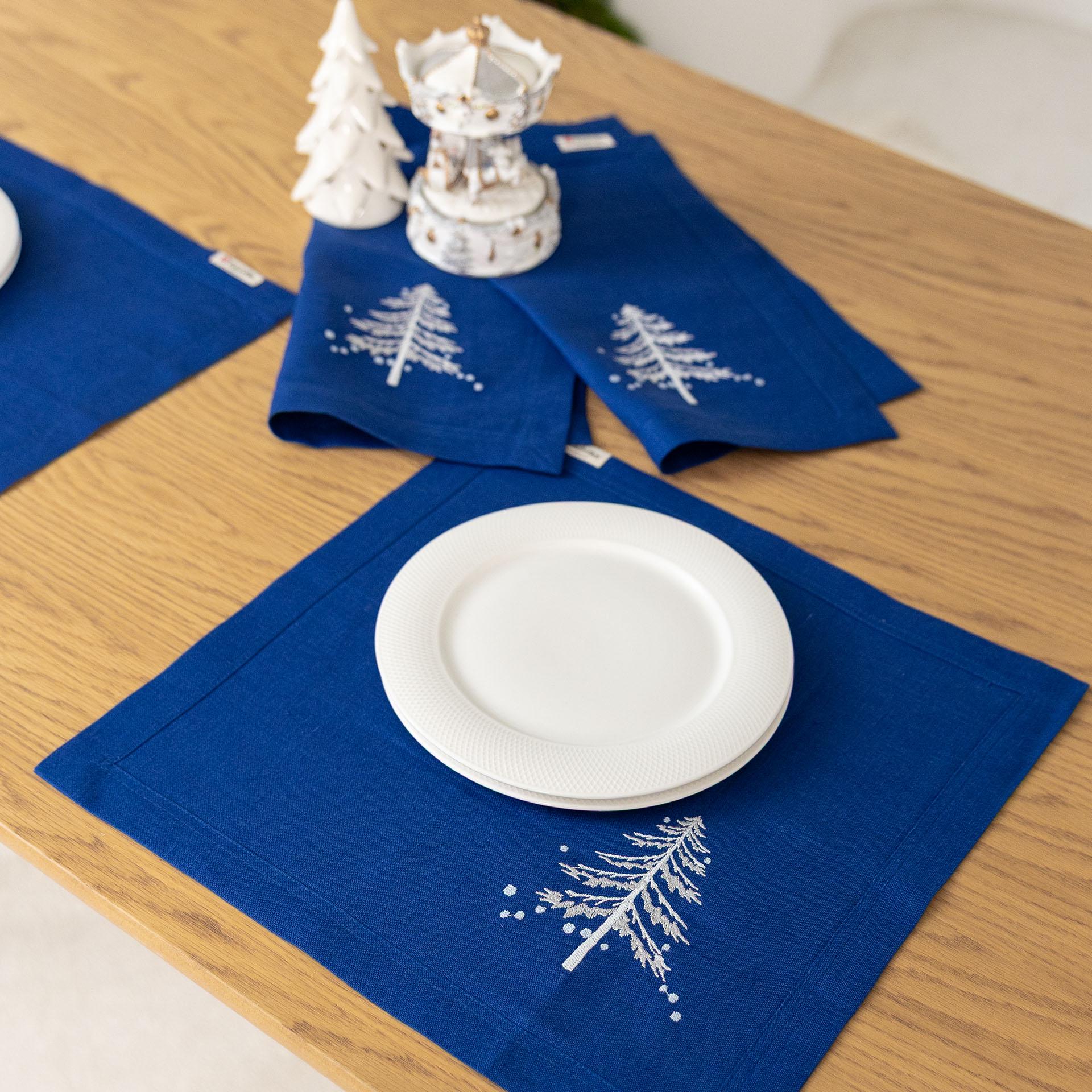 Серветка новорічна Едельвіка Ялинки 0,40х0,40 м 2 шт. (497-25/00) - фото 4 Серветка новорічна Едельвіка Ялинки 0,40х0,40 м 2 шт. (497-25/00) - фото 4