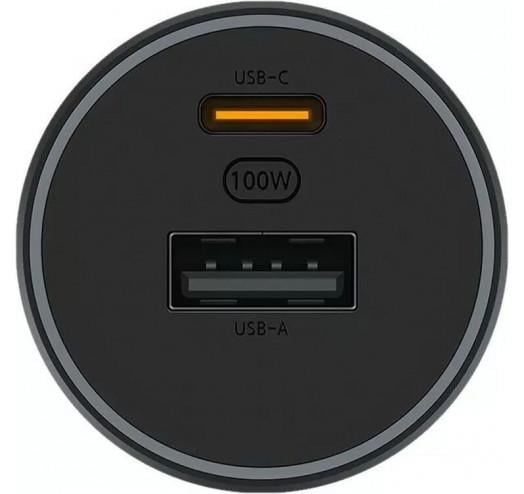 Зарядное устройство автомобильное Mi Mijia A1C1 100 W USB-A + USB-C с кабелем Tipe-C-Tipe-C (CC07ZM) - фото 2 Зарядное устройство автомобильное Mi Mijia A1C1 100 W USB-A + USB-C с кабелем Tipe-C-Tipe-C (CC07ZM) - фото 2