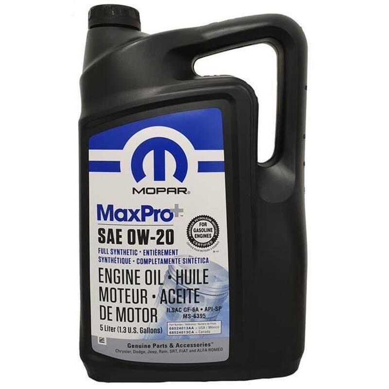 Масло моторное Mopar MaxPro 0W-20 5 л