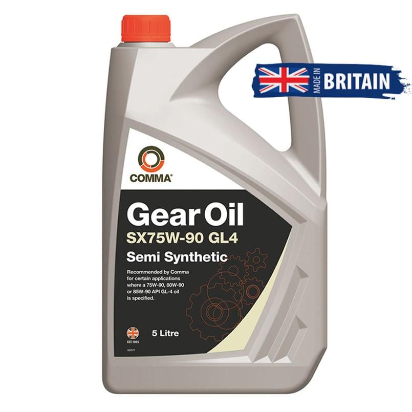 Трансмісійна олія Comma Gear Oil Sx75w-90 Gl4 5 л (45436)