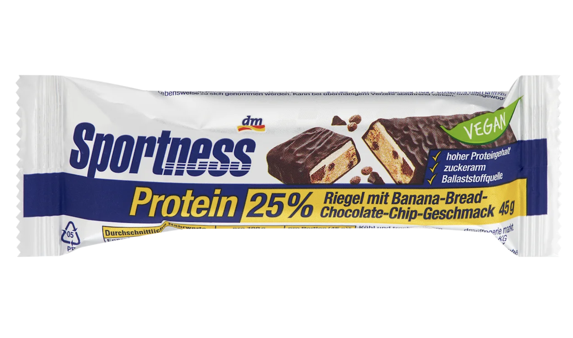 Батончик протеиновый Sportness 25% белка со вкусом бананового хлеба 45 г (EPI-29012026-128)