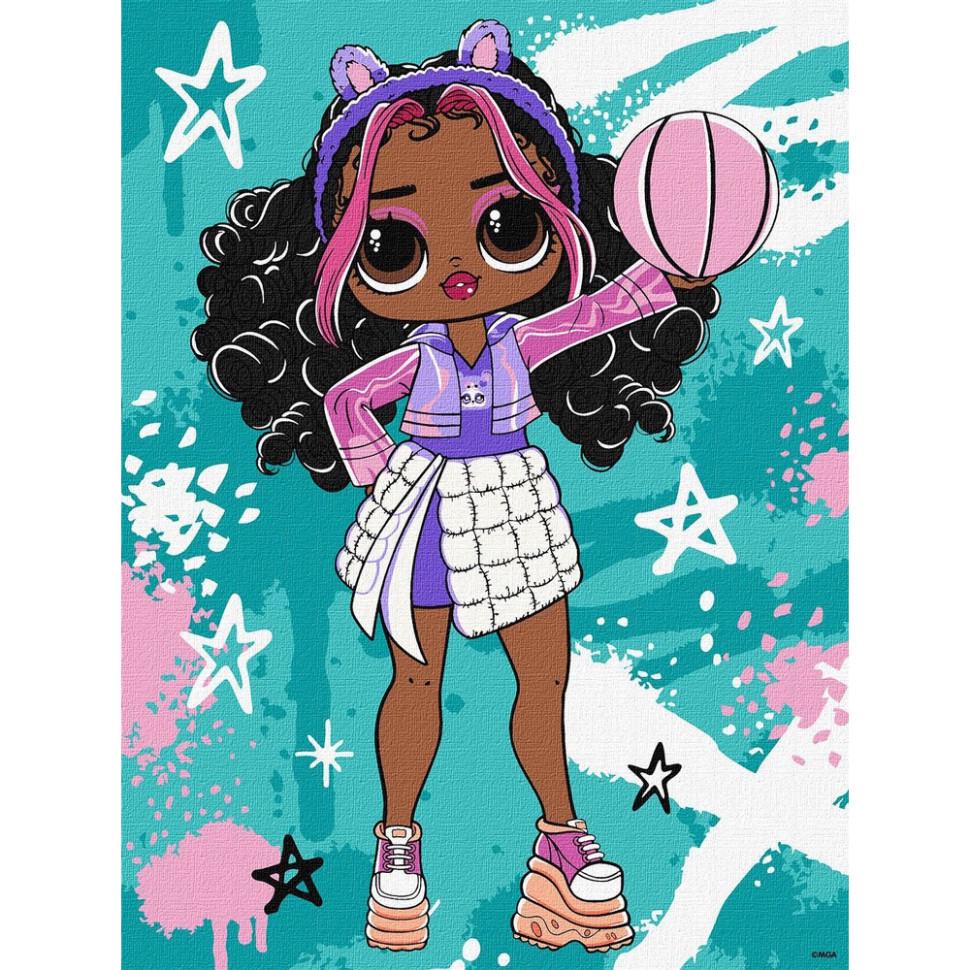 Картина за номерами Ideyka Tweens LOL Skate Dance Hoops Cutie KHO1211 30х40 см (RLT54061)