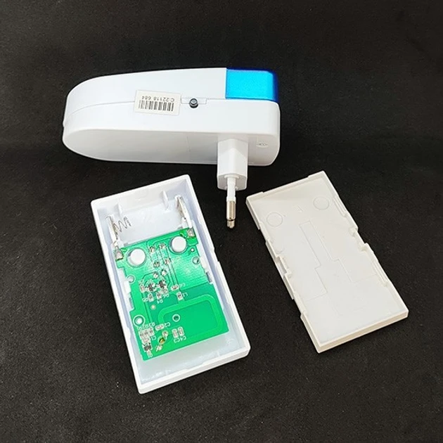 Звонок дверной музыкальный Luckarm от сети 8603 32 мелодии на двери Белый - фото 2