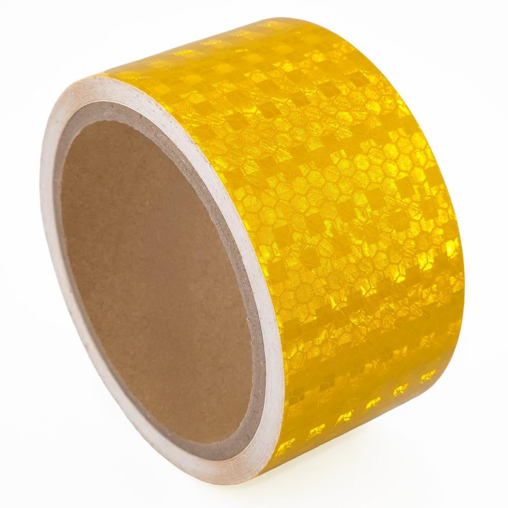 Светоотражающая лента клейкая HF Lattice 5 с м х 5 м Желтый (544062250)