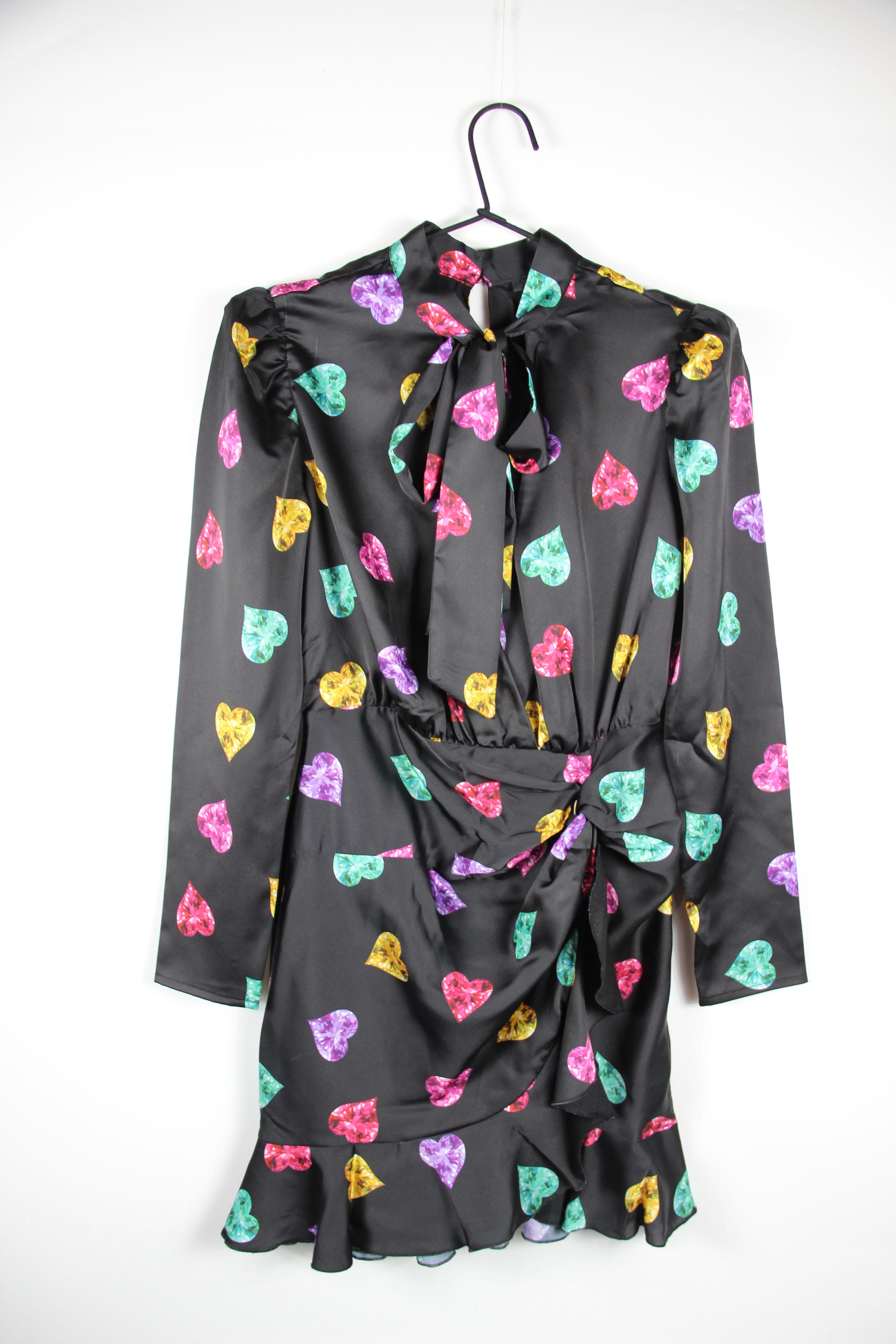 Платье River Island 741324 принт р. 34 Черный (8024327811379)