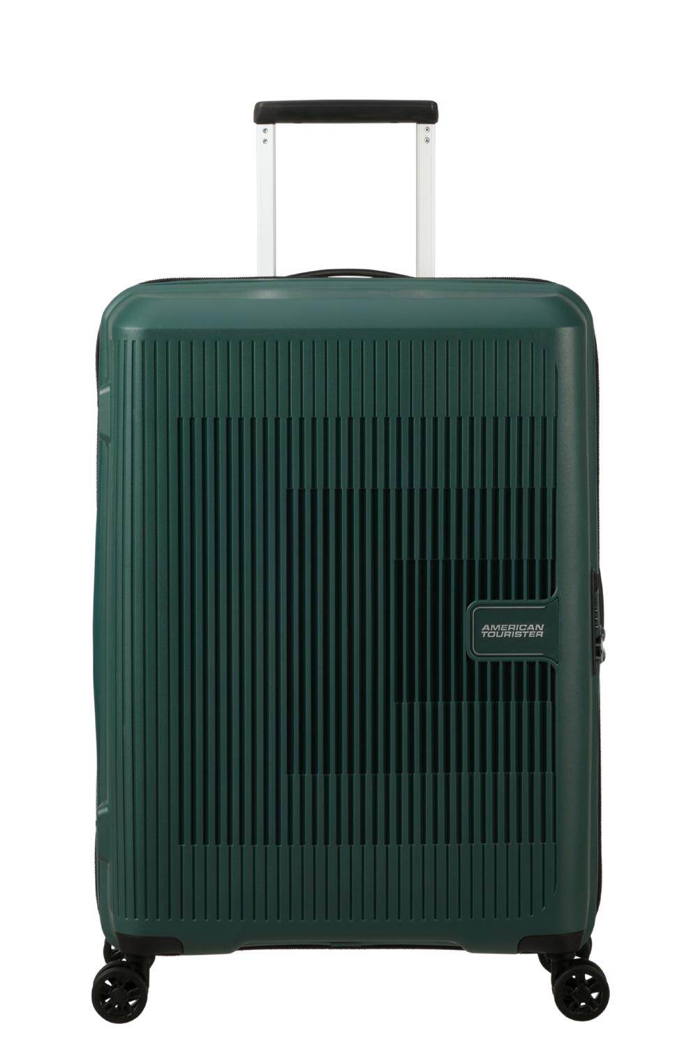 Чемодан American Tourister AEROSTEP 67x46x26/29 см Зеленый (MD8*04002)