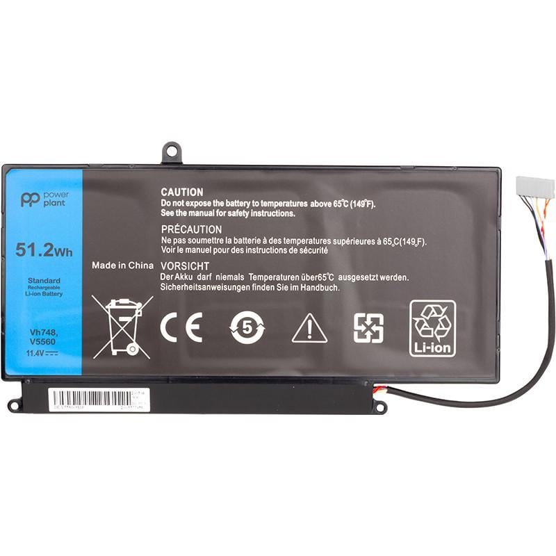 Аккумулятор Power для ноутбуков DELL Inspiron 14-5439 VH748 11,4V 51,2Wh Аккумулятор Power для ноутбуков DELL Inspiron 14-5439 VH748 11,4V 51,2Wh