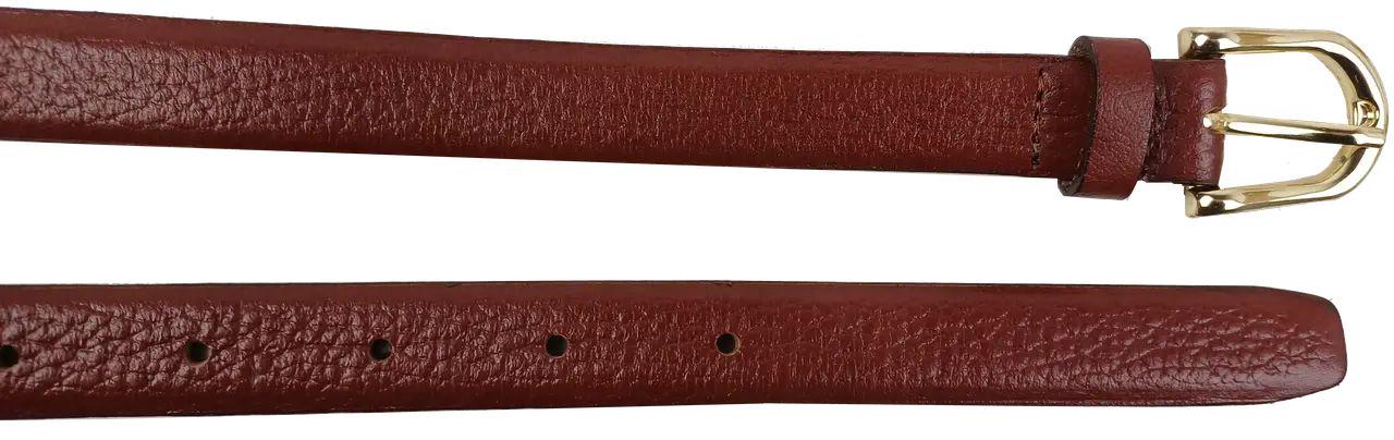 Ремінь жіночий LS натуральна шкіра 105х1,8 см Бордовий (4061459298512) - фото 3 Ремінь жіночий LS натуральна шкіра 105х1,8 см Бордовий (4061459298512) - фото 3