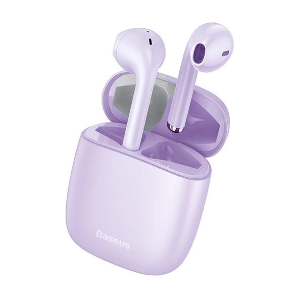 Навушники бездротові Bluetooth BASEUS W04 PRO Purple (NGTW030105)