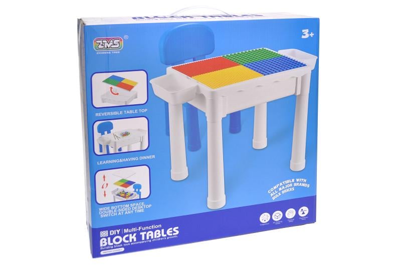 Столик для конструктора 1010A1 со стульчиком (Рез5807 simb L)