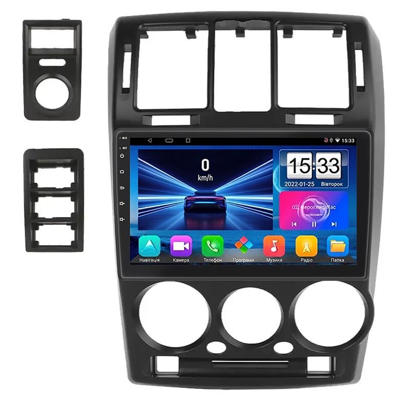 Автомагнитола штатная Lesko для Hyundai Getz I 2002-2005 1/16 Гб Wi-Fi GPS Base 9" (36986770)