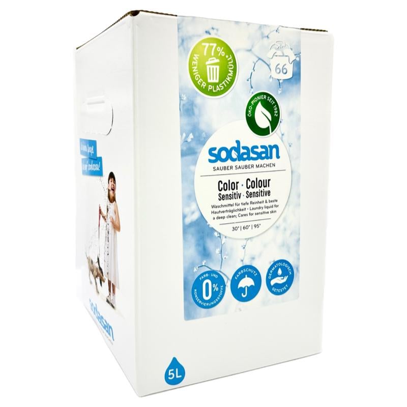 Рідкий засіб SODASAN Color-sensitiv для дитячої білизни 5000 мл