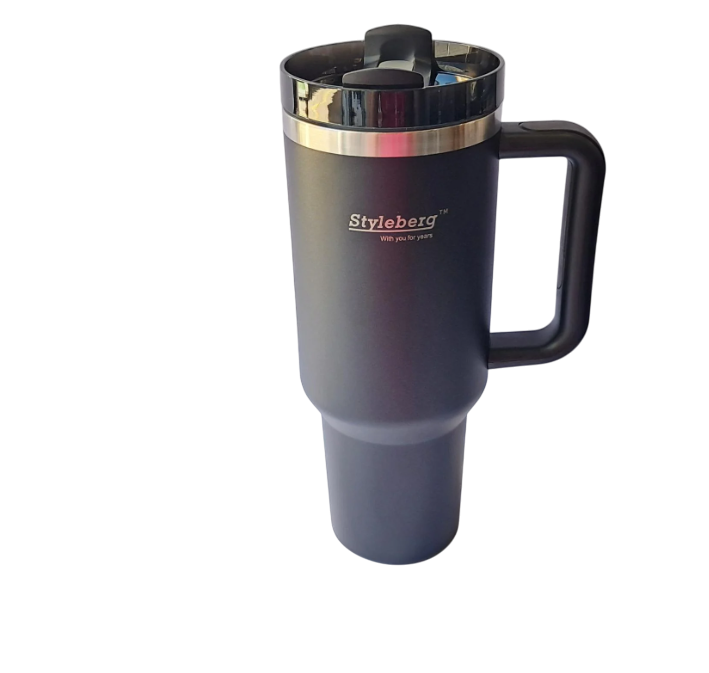 Термокружка вакуумная Styleberg 1200 мл Черная (1629)