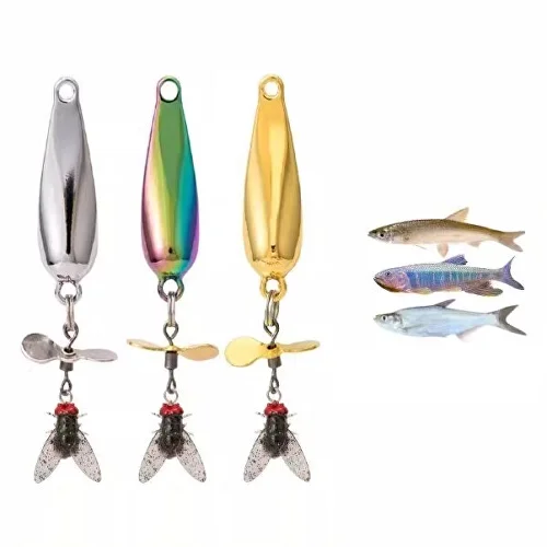 Набір блешень з мушкою 5 шт. 5,5 г (Y02279-3) - фото 5