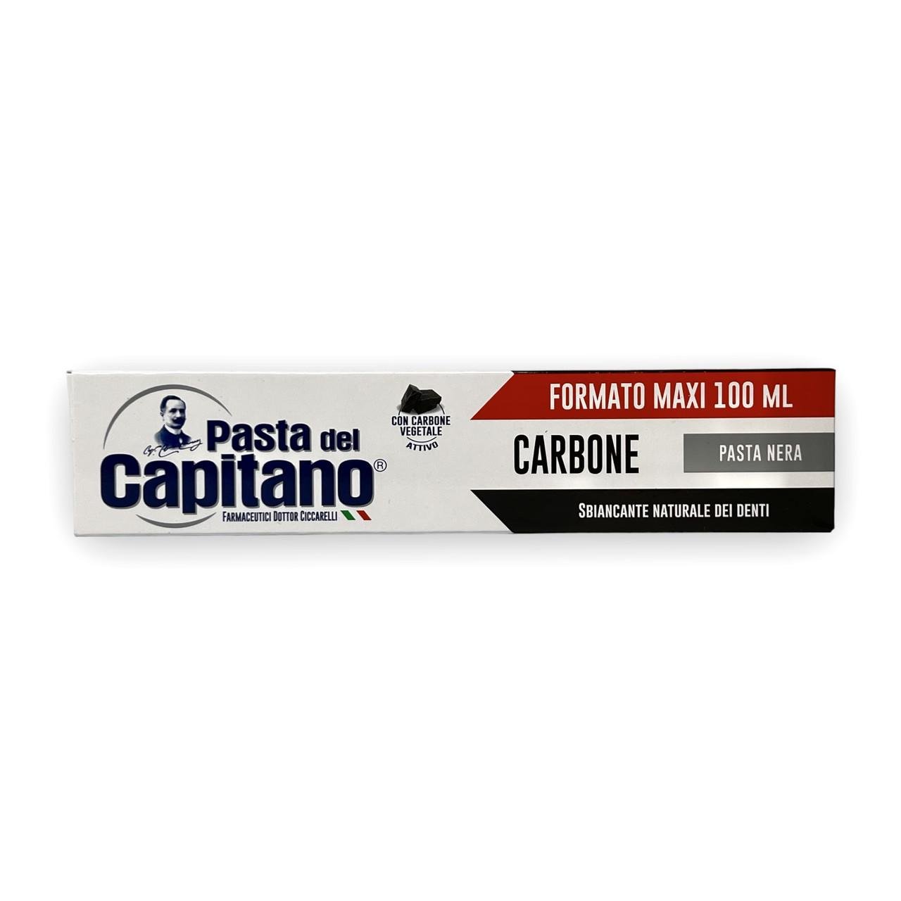 Зубна паста CAPITANO Carbone натуральна відбілююча 100 мл (1891304698)
