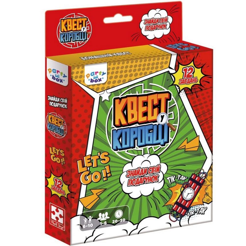 Настільна гра Vladi Toys Квест у коробці Комікс Різнокольоровий (SR-113-N-1126) - фото 3