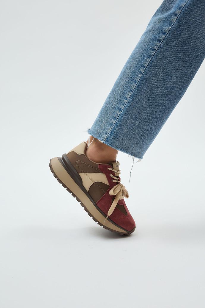 Кросівки жіночі демісезонні LONZA р. 37 Червоний (199142) - фото 5