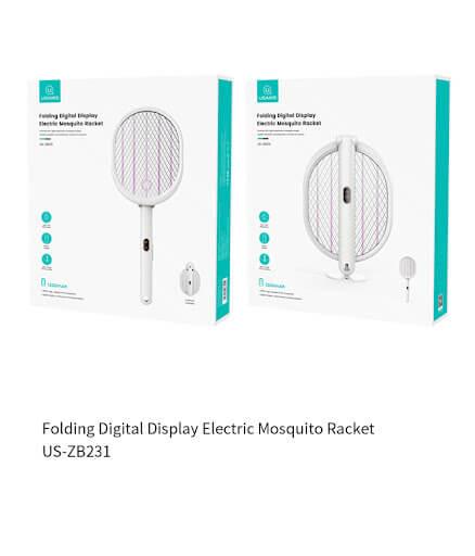 Электрическая мухобойка Usams Folding Digital Display Electric Mosquito Racket US-ZB231 (06e4b46a) - фото 2