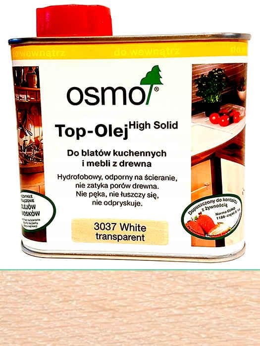 Масло с твердым воском для мебели и столешниц Osmo TopOil 0,5 л Белый (3037)