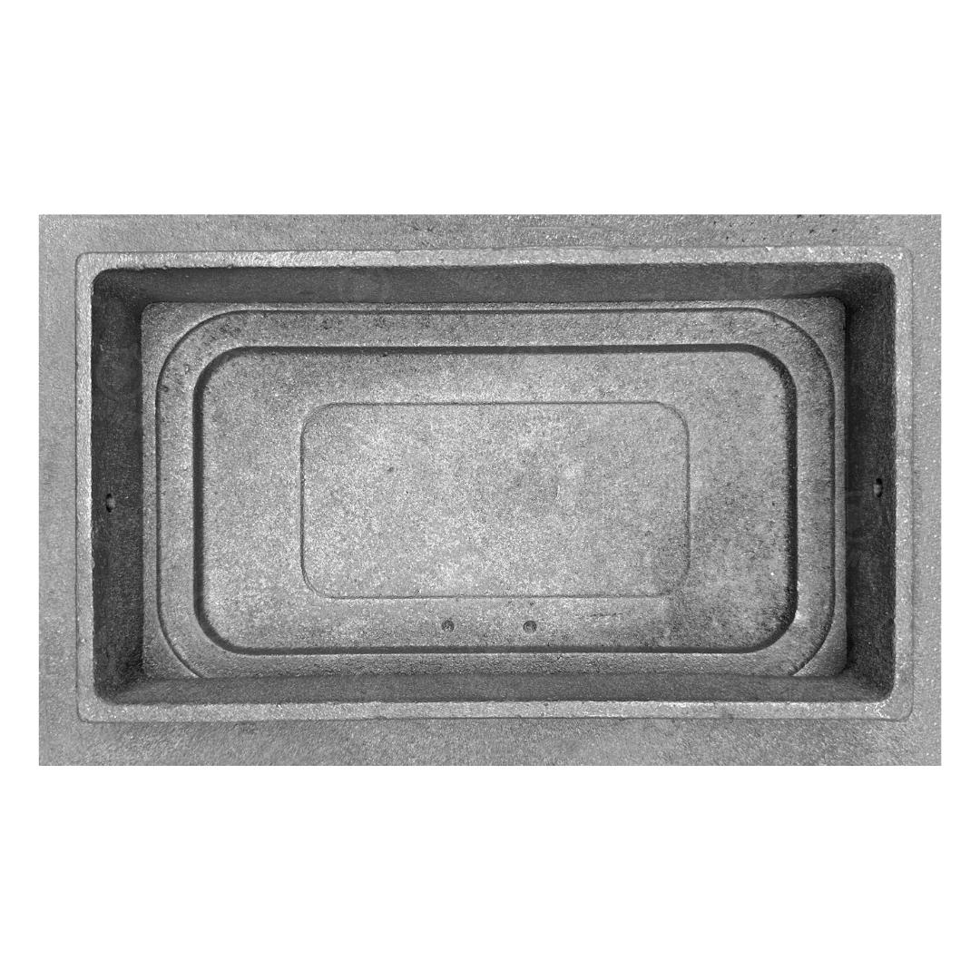 Дверцята піддувальні Булат Модерн пофарбована чавунна 265х165 мм Чорний - фото 4