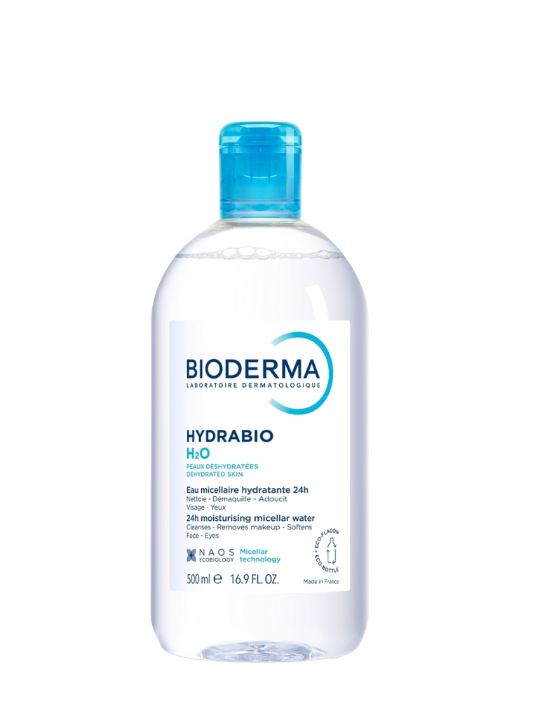 Мицеллярная вода для снятия макияжа Bioderma Hydrabio H2O Увлажняющая 500 мл (3701129811702)