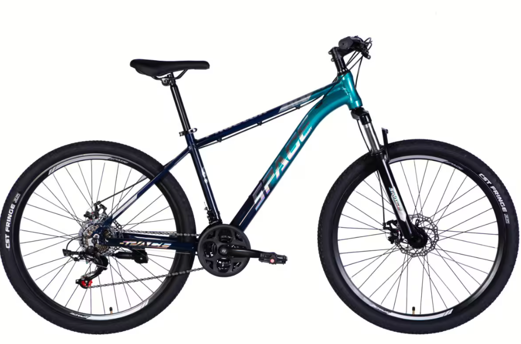 Велосипед SPACE 27,5" PHAETON AL рама 17" DD FR 2026 blue/turquoise