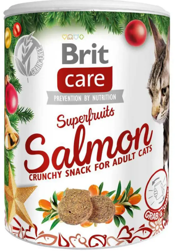 Лакомство для кошек Brit Care Cat Superfruits с лососем и облепихой 100 г (1789933341) Лакомство для кошек Brit Care Cat Superfruits с лососем и облепихой 100 г (1789933341)