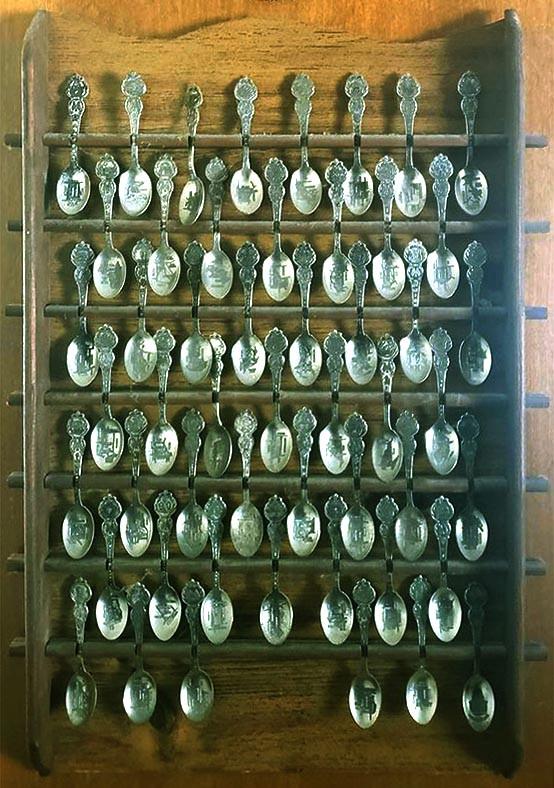 Полка для коллекции ложек Милари Мокко/Сиена (ПКЛ-00601005)