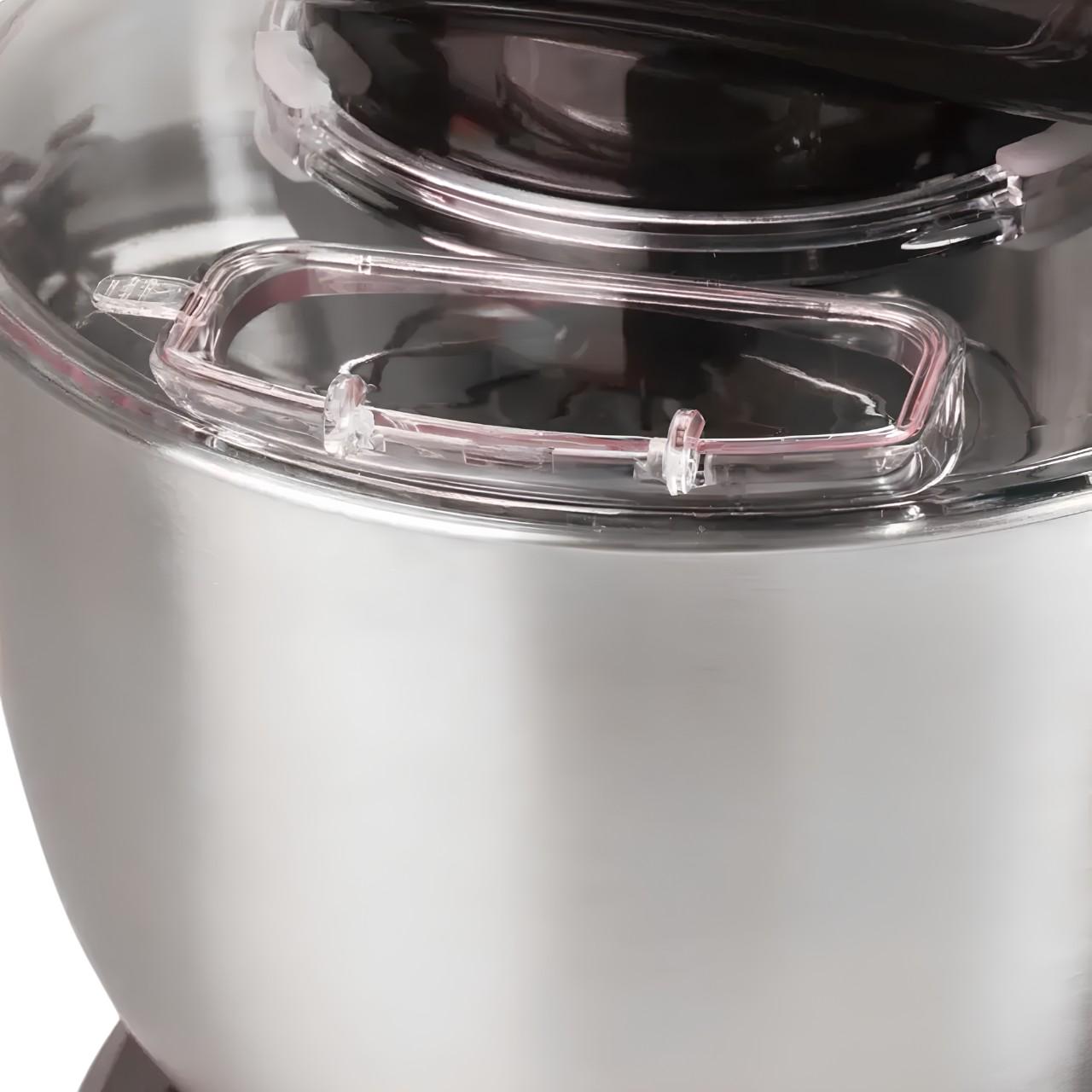 Тістоміс для кухні Zepline стаціонарний на 6 скоростей с 3 насадками 3500 Вт 7 л Червоний (ZP-137 ) - фото 5