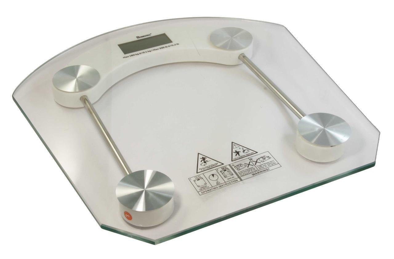 Весы напольные Domotec MS-2003B стеклянные электронные до 180 кг (112071)