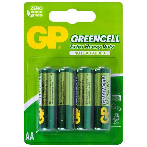 Батарейка Gp Greencell 1,5 V солевая 15G-2UE4 R6 АА