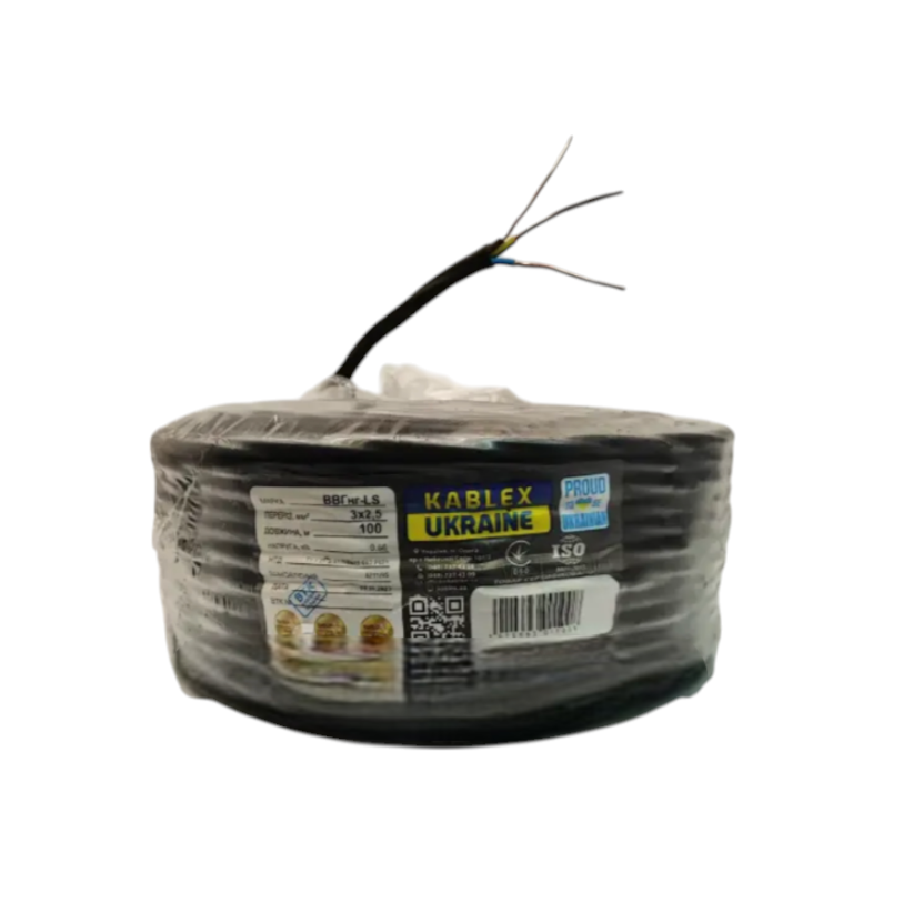 Електрокабель ВВГ нгд-П ЗЗКМ 3х2,5 вогнестійкий ПВХ подвійна оболонка 100 м (27207346) - фото 4 Електрокабель ВВГ нгд-П ЗЗКМ 3х2,5 вогнестійкий ПВХ подвійна оболонка 100 м (27207346) - фото 4