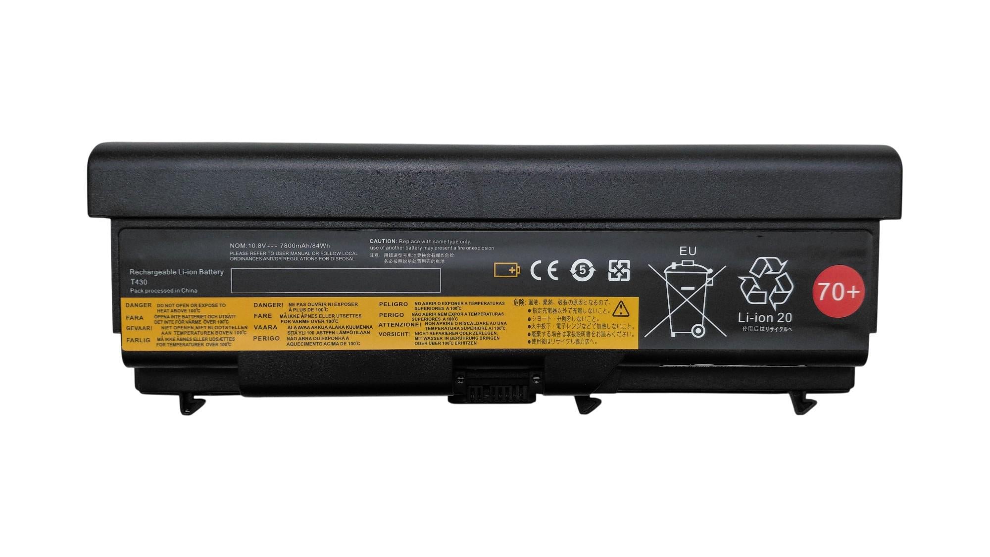 Аккумулятор для ноутбука Lenovo 42T4235/70++/ThinkPad T430 10,8 V 7200 mAh (059156)