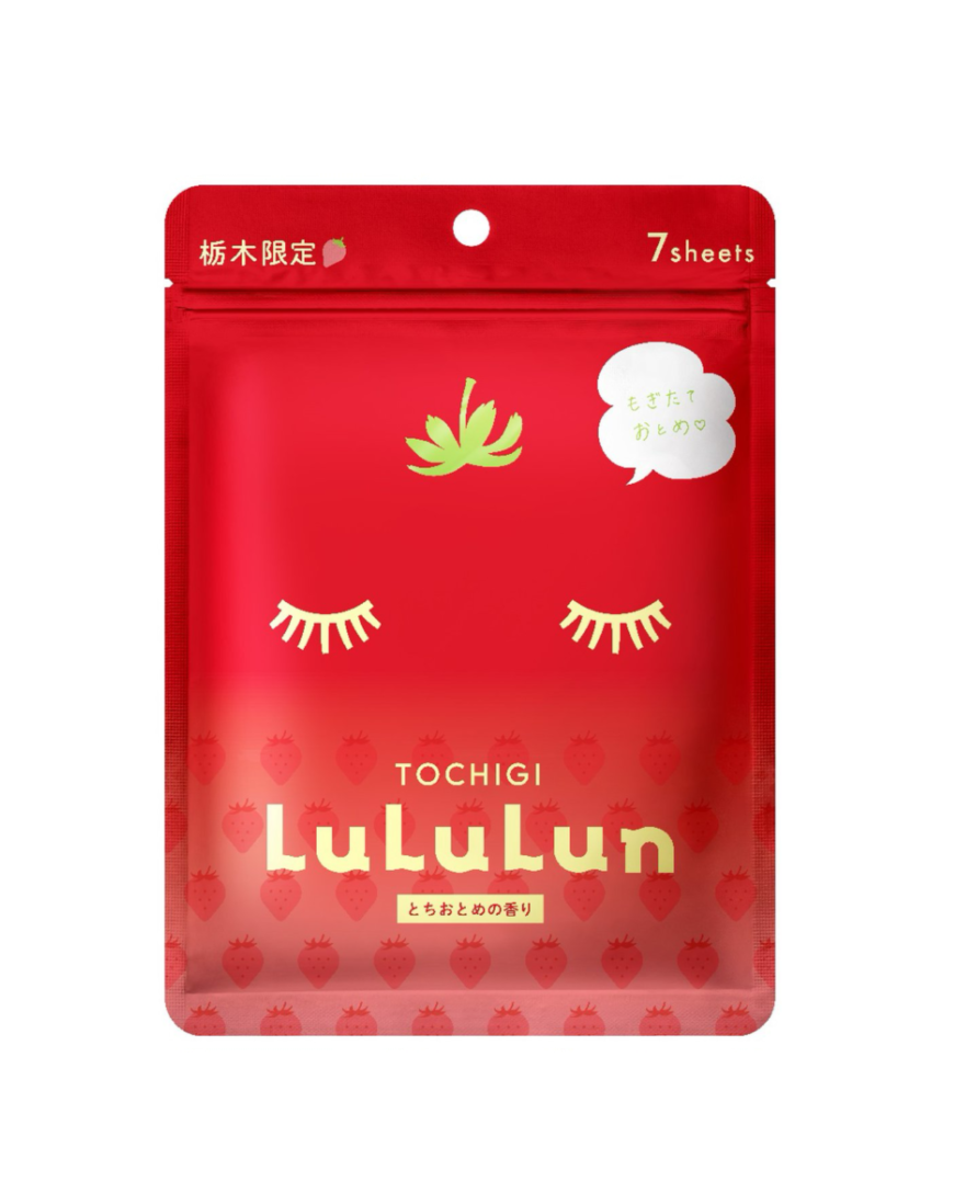 Маска тканевая LuLuLun Regions Tochigi Strawberry для избытка 7 шт. (2080307408)