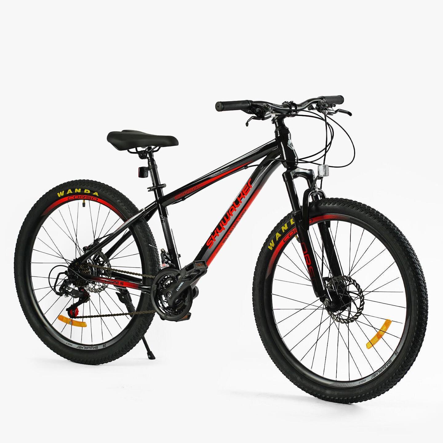 Велосипед горный Corso Skywalker 26"/15" Красный (436521491) - фото 3 Велосипед горный Corso Skywalker 26"/15" Красный (436521491) - фото 3