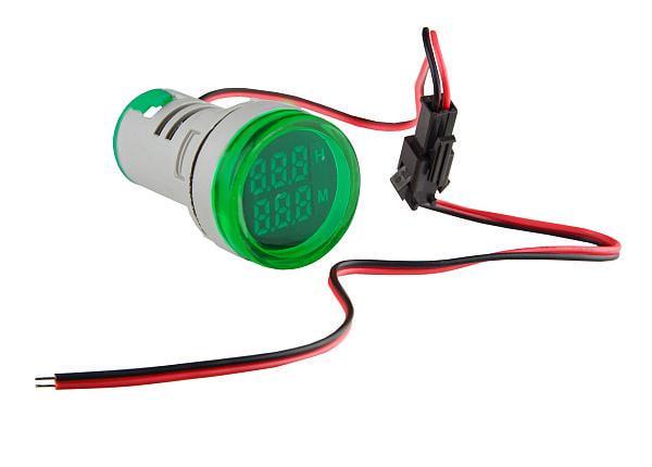 Светосигнальная арматура АСКО-УКРЕМ с индикатором времени ч/мин серии U-ADM-Hr круглая ᴓ22 мм Зеленый (00000055232)