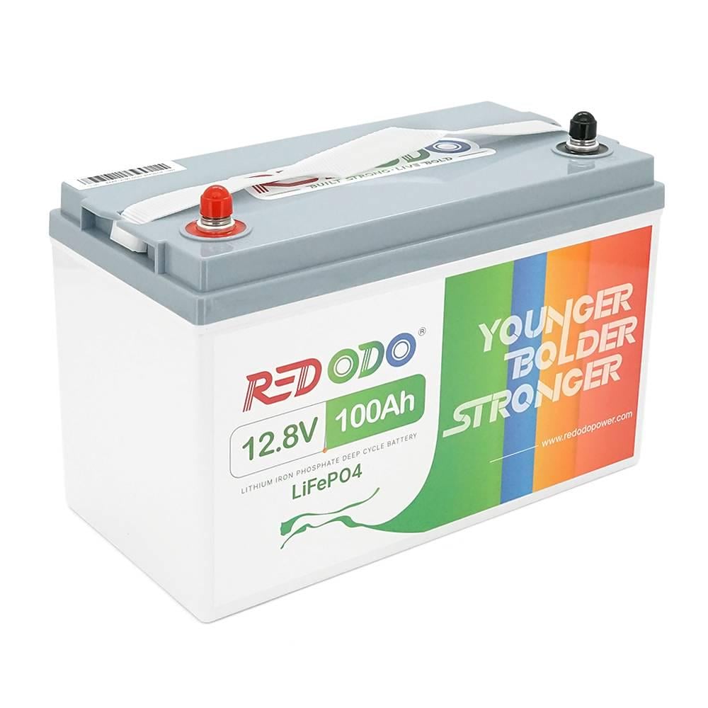 Батарея акумуляторна LiFePO4 Redodo 12V 100Ah Self-heating 1280Wh BMS 100A 329х172х214 мм Батарея акумуляторна LiFePO4 Redodo 12V 100Ah Self-heating 1280Wh BMS 100A 329х172х214 мм