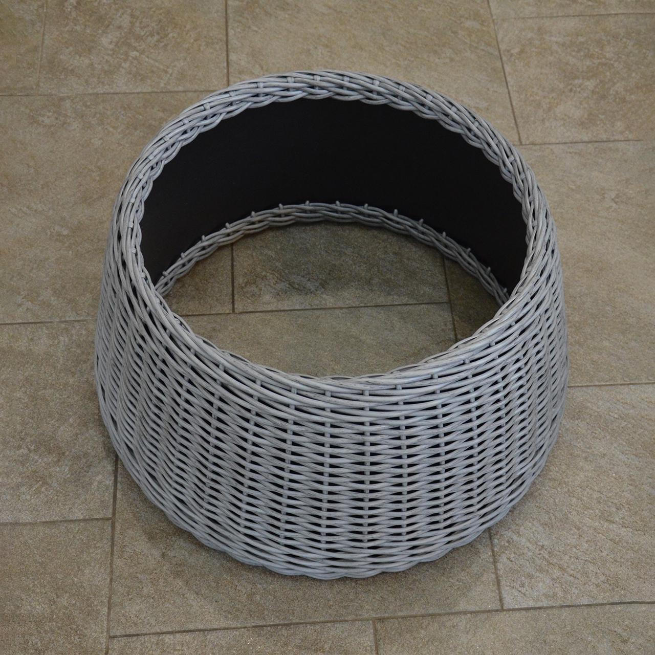 Подставка-юбка под елку плетеная из искусственного ротанга/ручной работы M Серый (23296109) - фото 5 Подставка-юбка под елку плетеная из искусственного ротанга/ручной работы M Серый (23296109) - фото 5