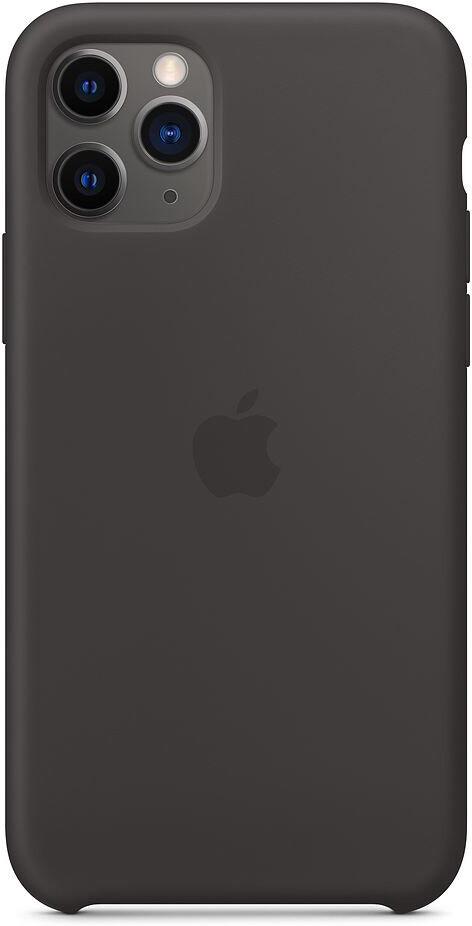 Чехол противоударный силиконовый Silicone Case MX002ZM/A для Apple Iphone 11 Pro Max (6.5") Black - фото 6