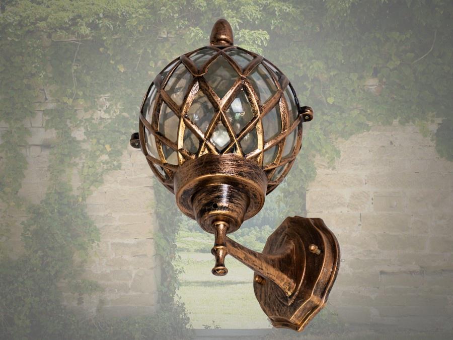 Садово-парковый светильник в классическом исполнении Бронзовый (DJ070-S-W1 GB)