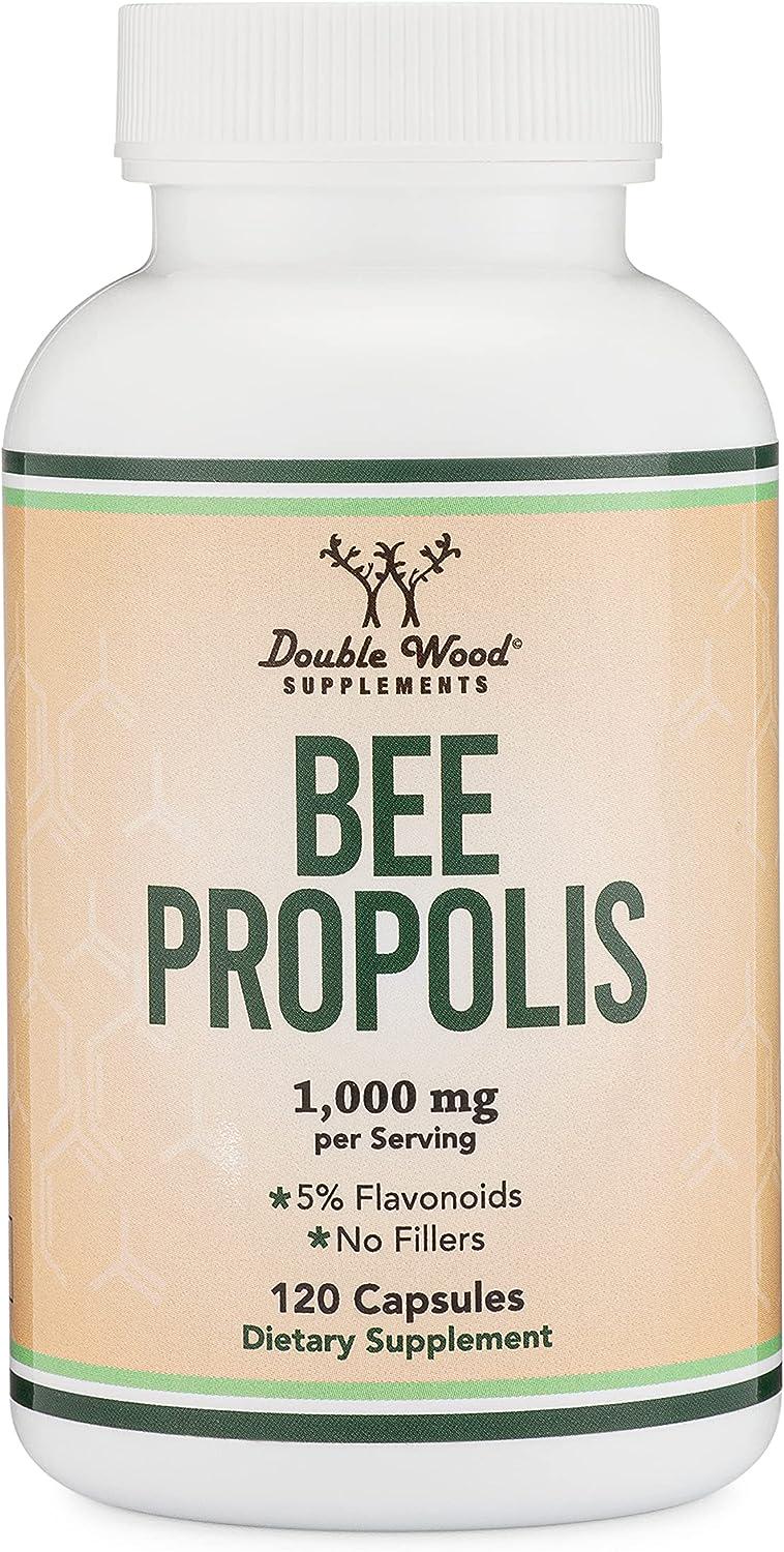 Пчелиный прополис Double Wood Supplements Bee Propolis 1000 mg 120 capsules