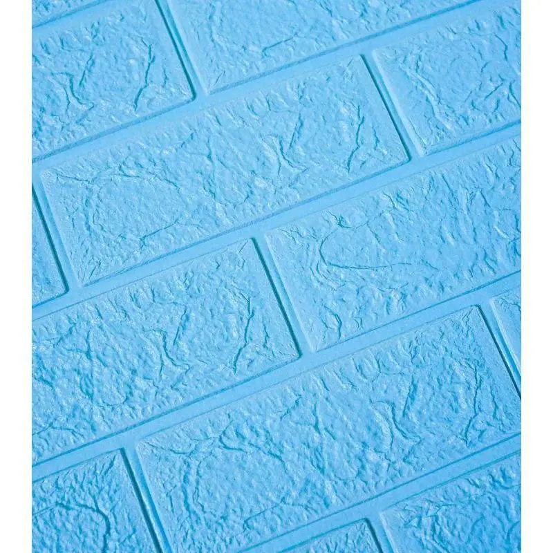 3D-панель декоративна самоклеюча під цеглу 700x770x3 мм Бірюза (BN3-025) - фото 4