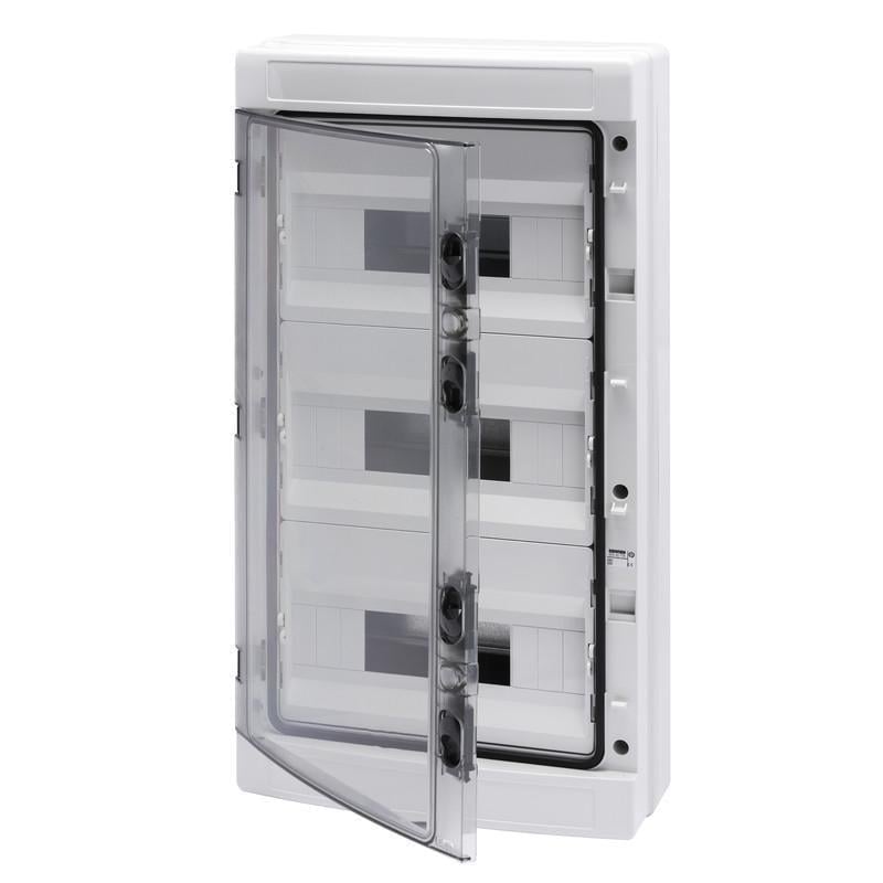 Распределительный щит Gewiss 40CD 36 модулей пластик 570x298x140 мм навесная прозрачная дверь (GW40105)
