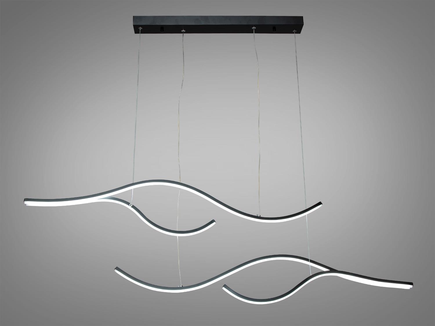 Люстра светодиодная 40 Вт Черный (9927BK) Люстра светодиодная 40 Вт Черный (9927BK)