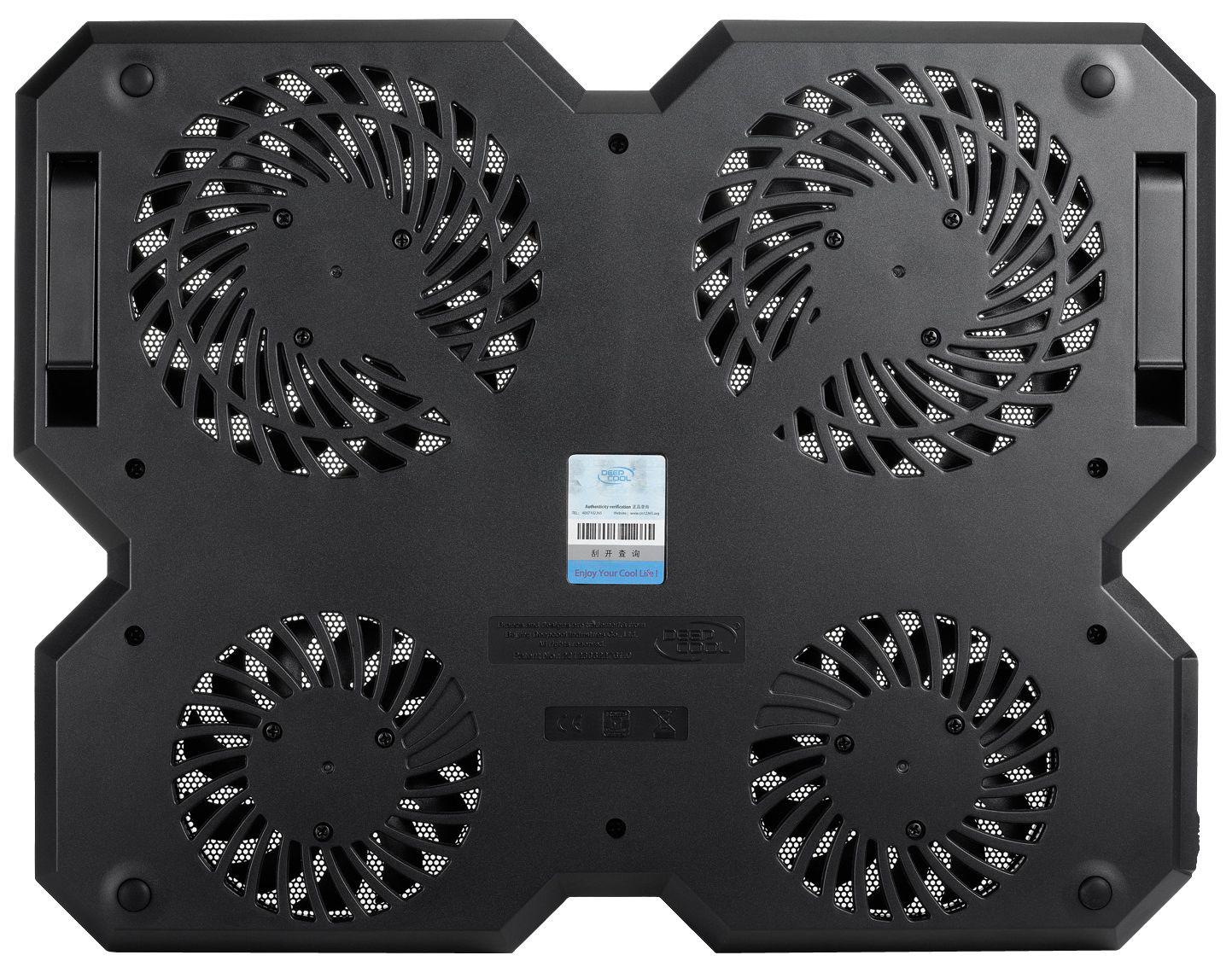 Підставка під ноутбук VOLTRONIC DeepCool MultiCore X6 10-15,6” 2x140 мм/2x100 мм 1000RPM (51491) - фото 4