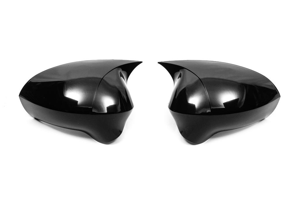 Накладки на зеркала BMW-style Niken для Seat Leon 2005-2012 гг. abs-пластик Черный
