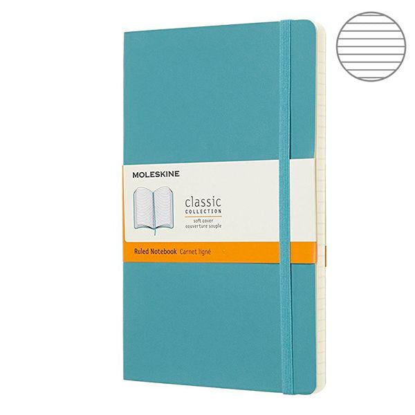 Блокнот Moleskine Classic средний Океанский синий (QP616B35) - фото 2