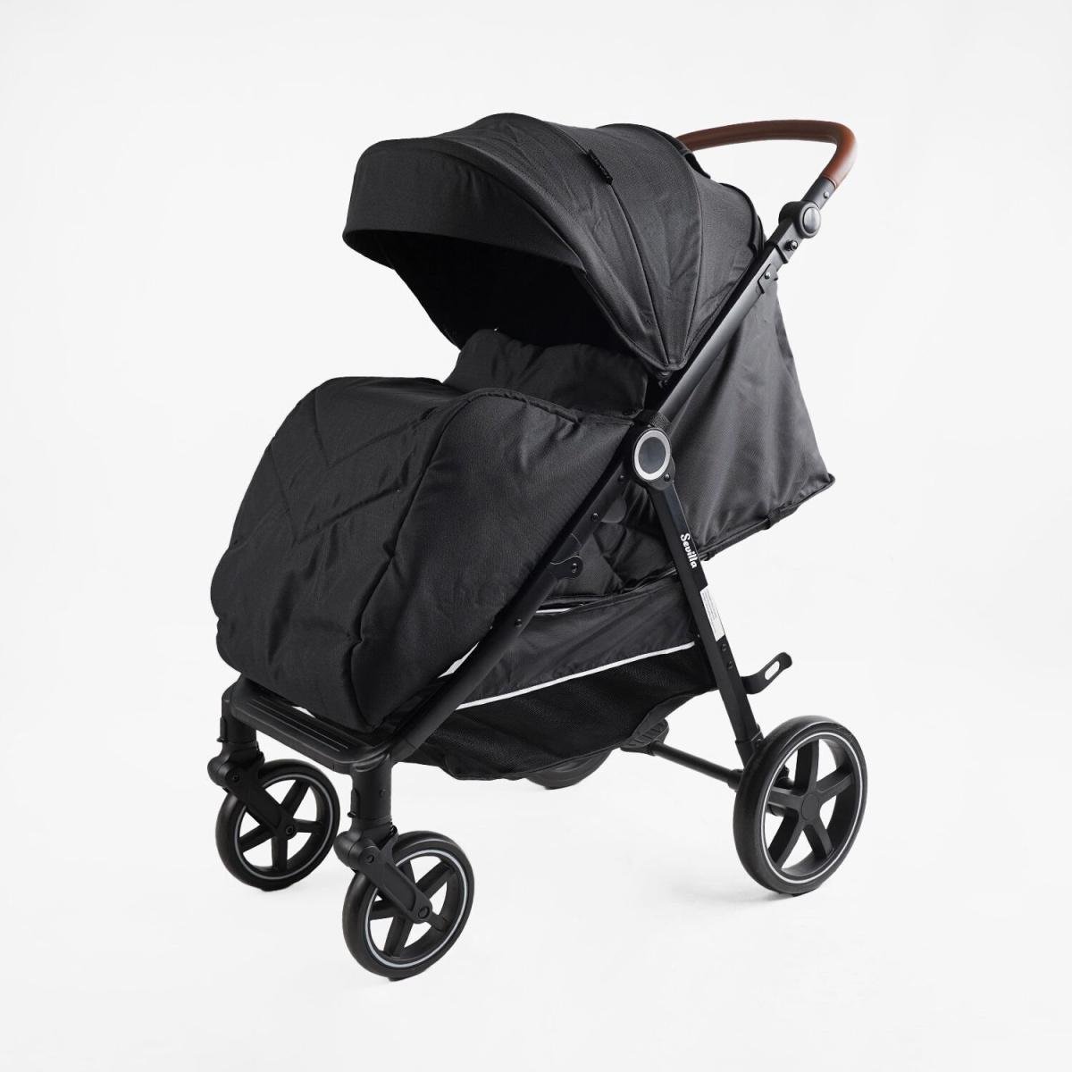 Коляска дитяча прогулянкова Joy Sevillia Чорний (S-62892)